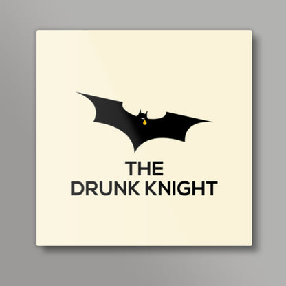 The Drunk Knight Square Art Prints