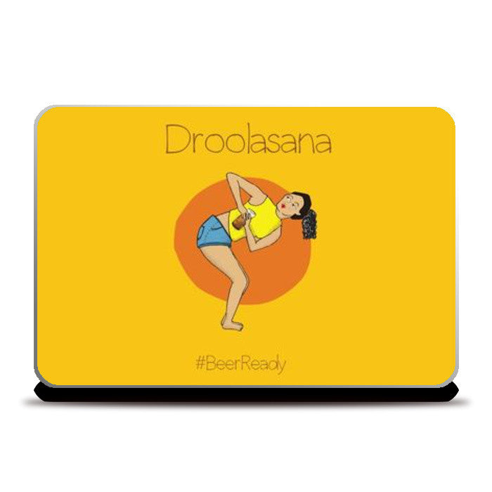 Beer Yoga Laptop Skins