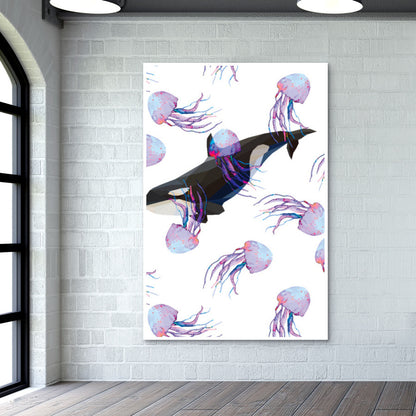 Orca Nights Wall Art | Lotta Farber