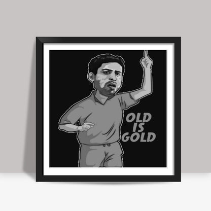 Nehra ji  Square Art Prints