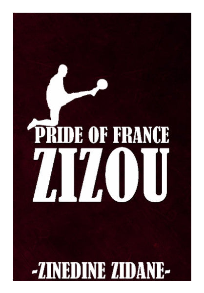 Wall Art, Zinedine Zidane