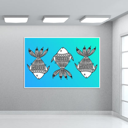 Fish Patterns Wall Art