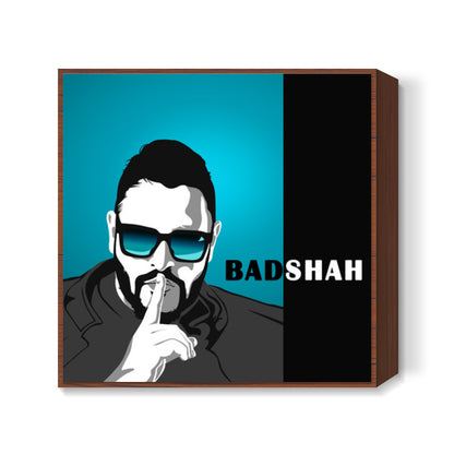 Badshah Vector Illustration Square Art Prints