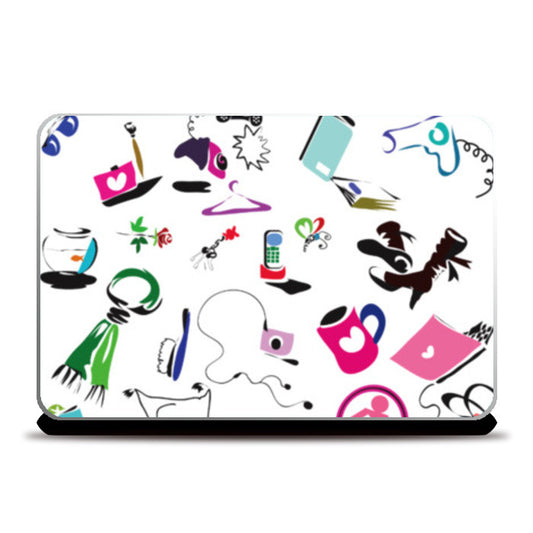 working women Laptop Skins