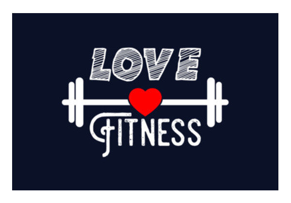 Love Fitness Art PosterGully Specials