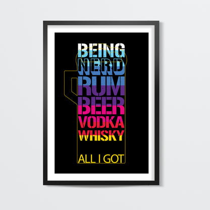 The Beer Nerd Wall Art