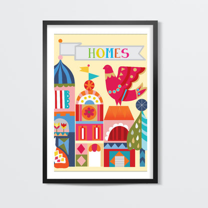 Homes Wall Art