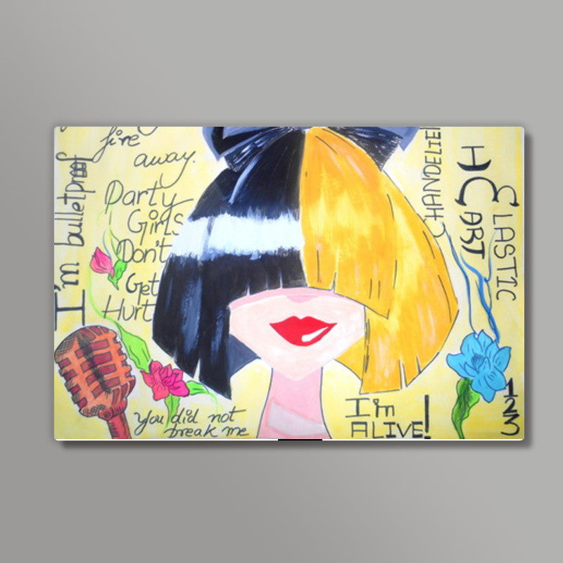 Sia Chandelier Art Artwork Wall Art