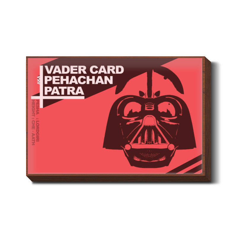 VaderCard aka Pehachan Patra Wall Art