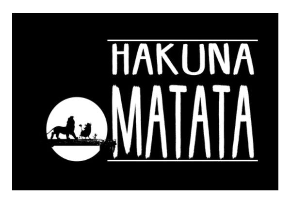 Wall Art, Hakuna Matata Wall Art