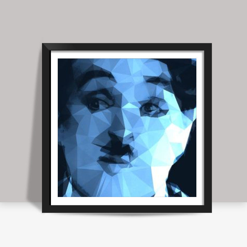 Charli Chaplin Square Art Prints