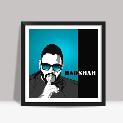 Badshah Vector Illustration Square Art Prints