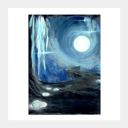 Crystal Cave Square Art Prints