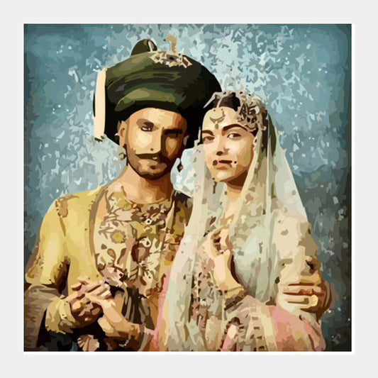 Square Art Prints, Bajirao Mastani Square Art Prints