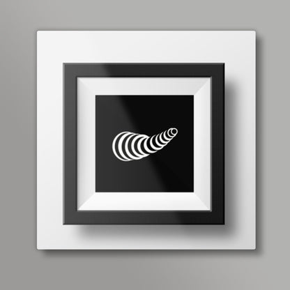 Illusion wall art Square Art Prints