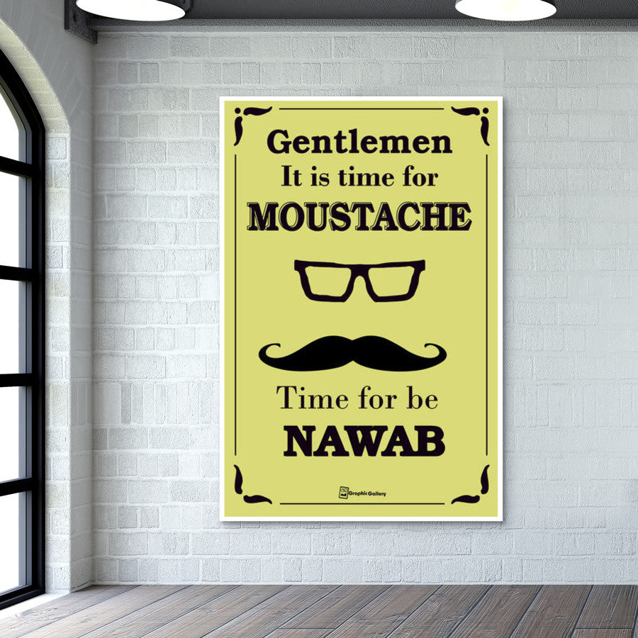 Time for Be NAWAB Wall Art