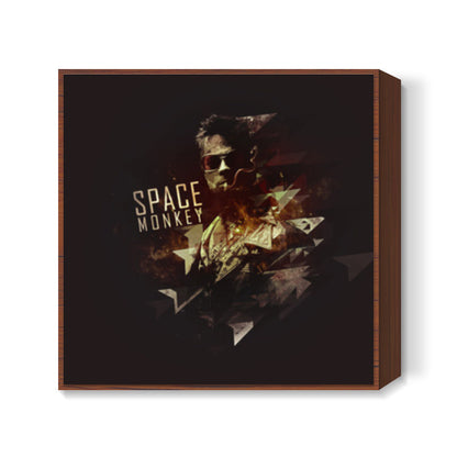 Fight club Space Monkey Square Art Prints