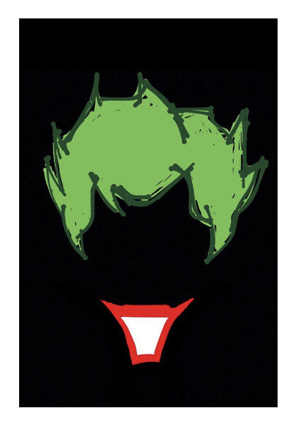 Joker Batman Minimal Doodle Art PosterGully Specials