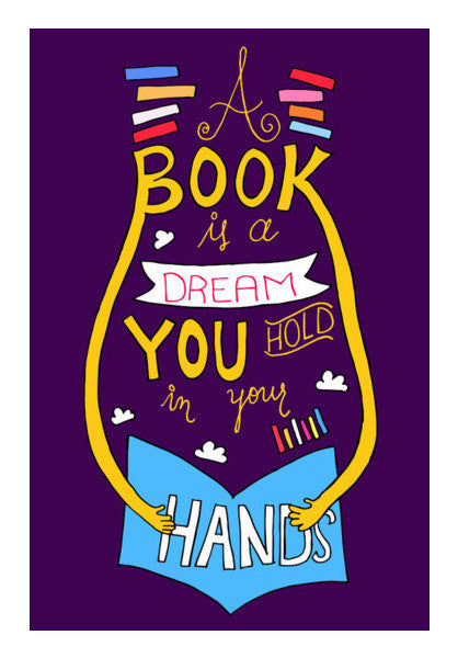 Book Is A Dream Art PosterGully Specials