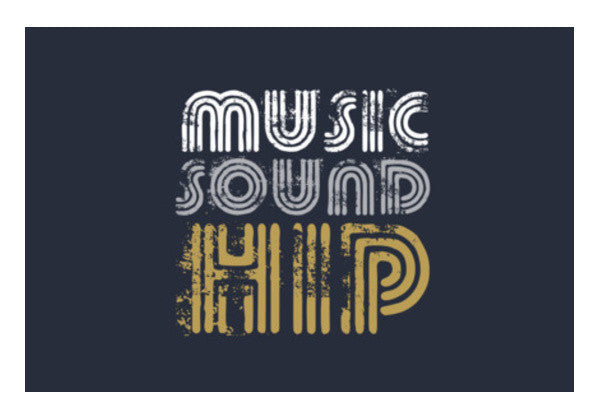 Music Sound Hip Art PosterGully Specials