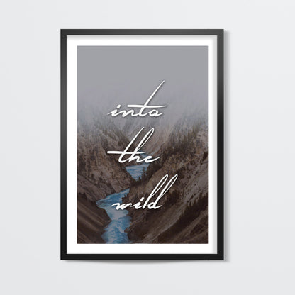 Into The Wild , Wall Art Print Wall Art