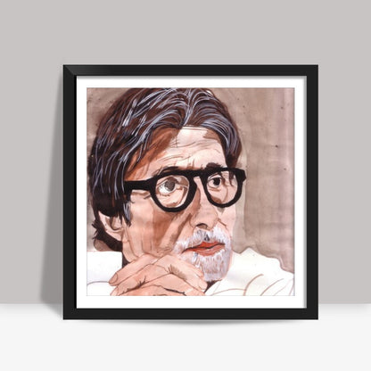 Amitabh Bachchan is one of the biggest superstars of Bollywood Square Art Prints