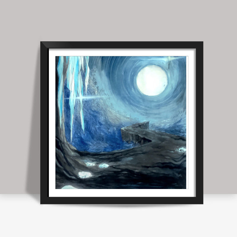 Crystal Cave Square Art Prints