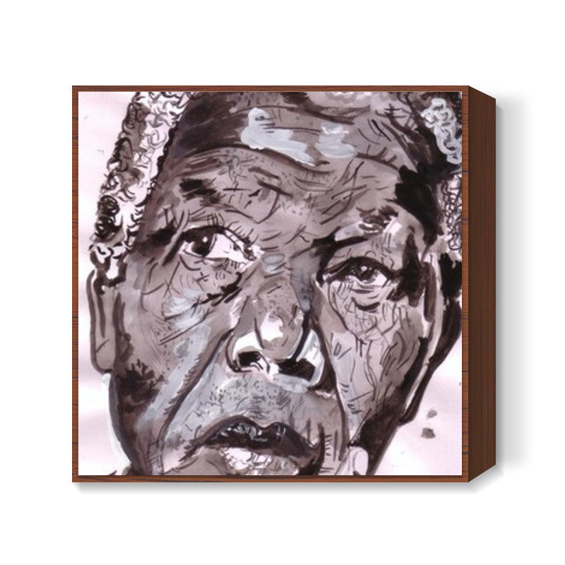 Equality was the only colour that Nelson Mandela could see Square Art Prints