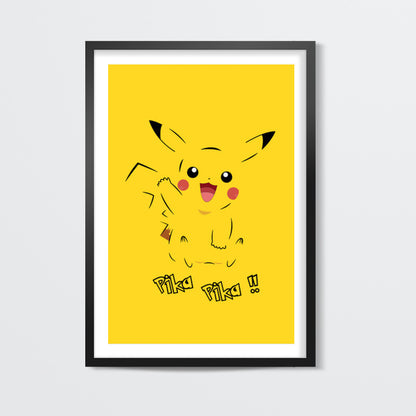 Pokemon Pikachu Wall Art