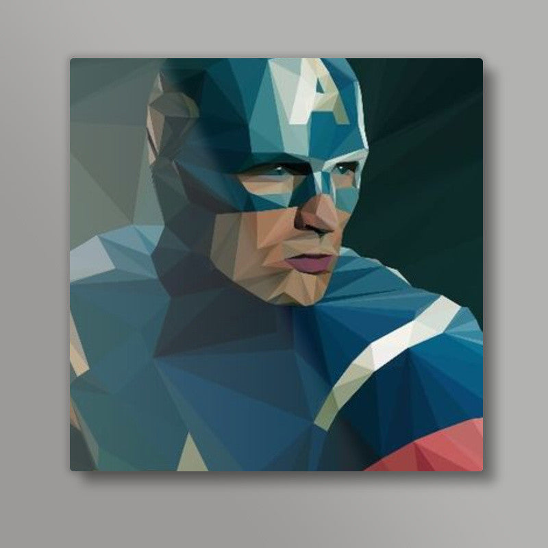 Captain America Square Art Prints