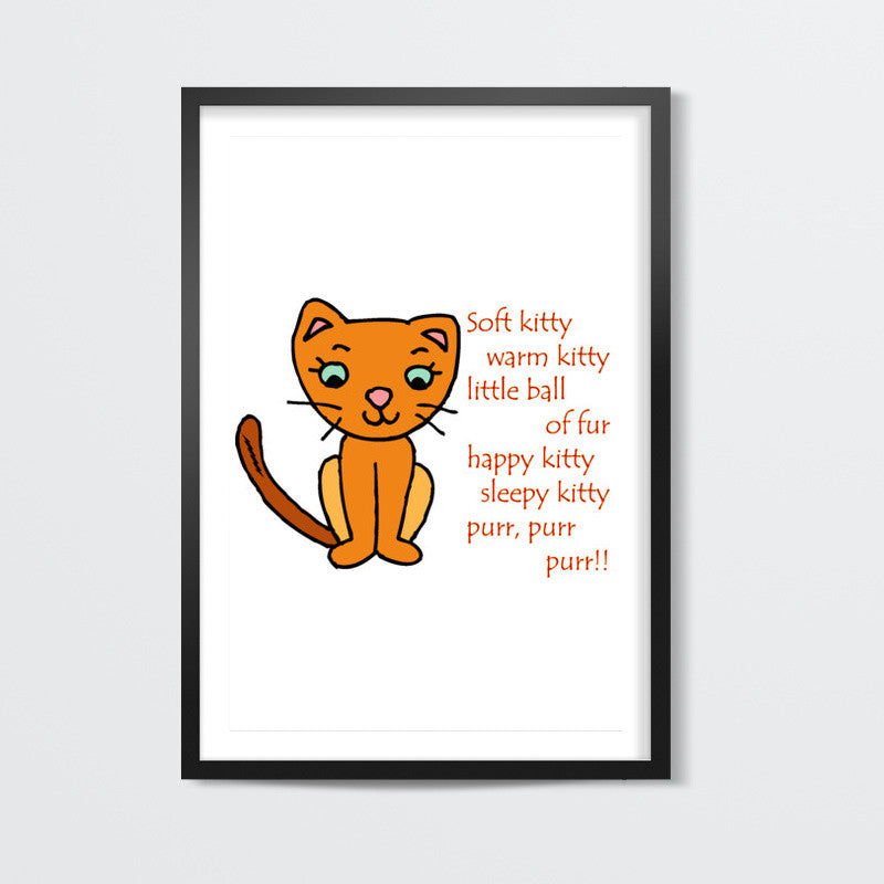 Soft Kitty Wall Art