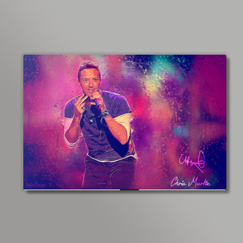 Chris Martin Coldplay Painting Wall Art