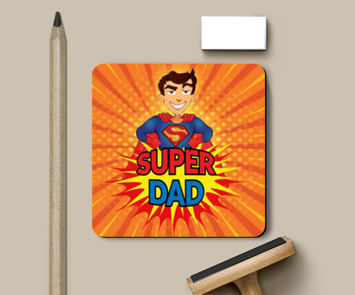 Super Dad Superman Fathers Day Coasters| Buy High-Quality Posters and ...