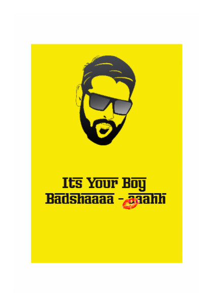 Wall Art, Badshah Fan Art, - PosterGully