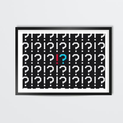 QUESTION EXCLAMATION Wall Art