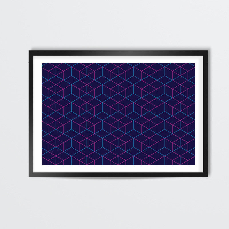 Isometric Pattern Wall Art