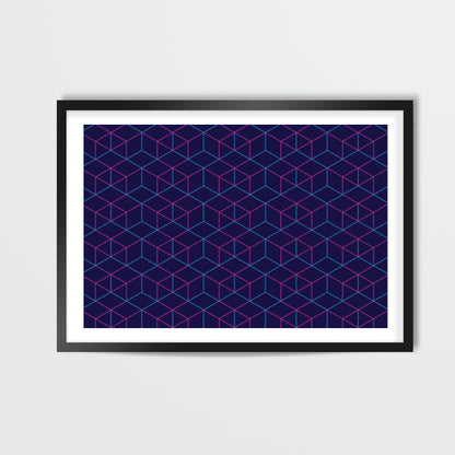 Isometric Pattern Wall Art