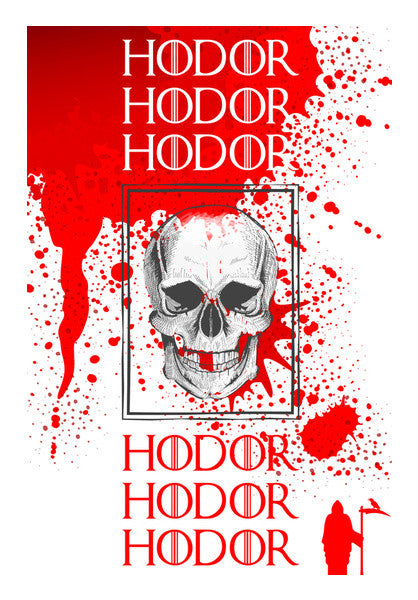 Hodor Game of Thrones Wall Art