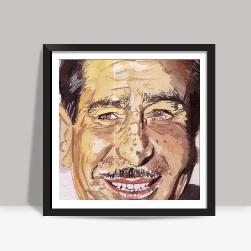 Bollywood superstar and showman Raj Kapoor won millions of hearts with his thought-provoking movies Square Art Prints