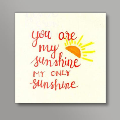 My Sunshine Doodle Square Art