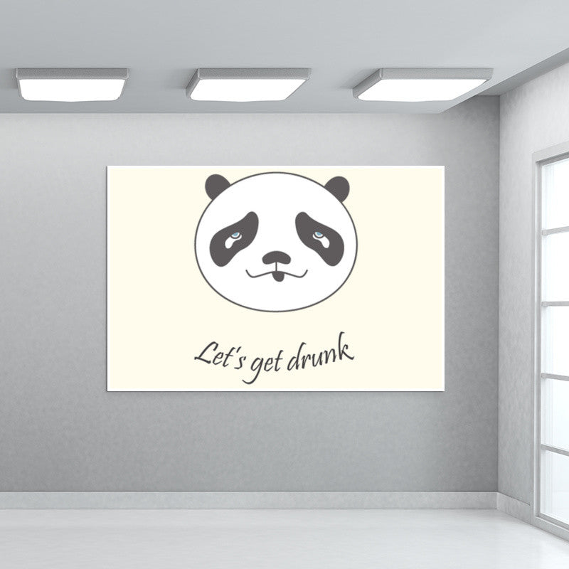 Drunk Panda Wall Art