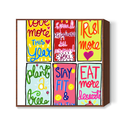 To Do List Square Art Prints