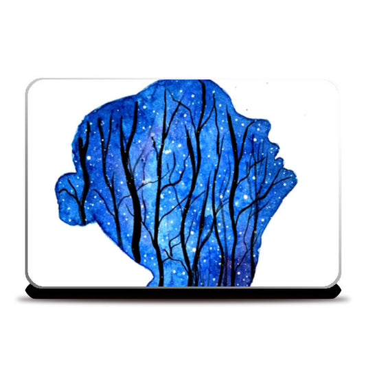 Double Exposure Laptop Skins