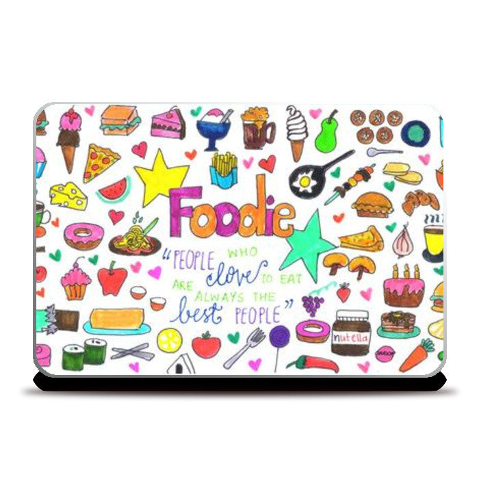 Foodie Doodle Laptop Skins