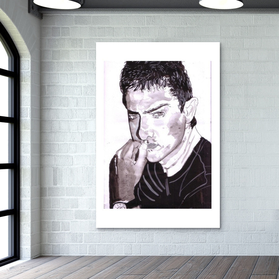 Superstar Aamir Khan is the Thinking Khan Wall Art