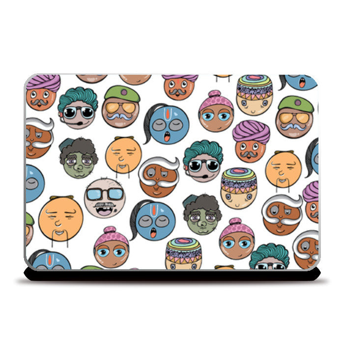 Funky People of India  Laptop Skins