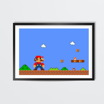 super mario pop big Wall Art