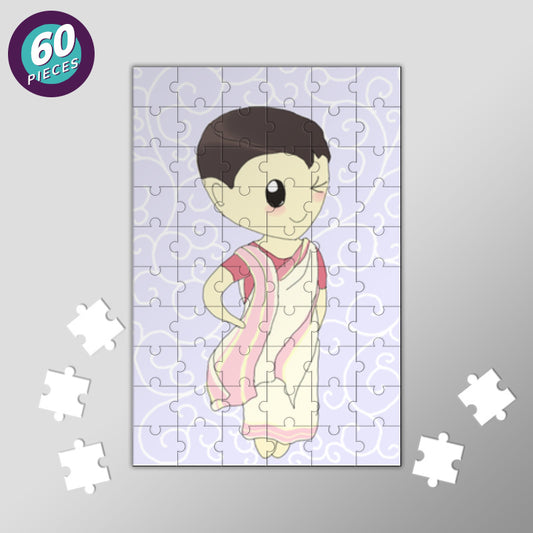 Kawaii Bengali girl Jigsaw Puzzles