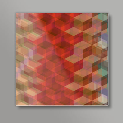 Geometric Bokeh Square Art Prints