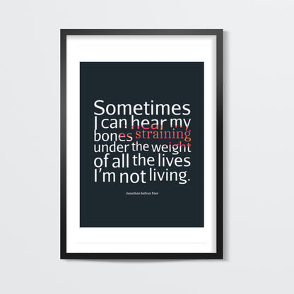 Different Lives - Inspirational  Wall Art